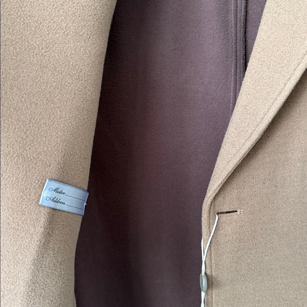 🔥🔥🔥Grey Daniele Alessandrini Men's Car Coat, coffee/ brown size M/L - Picture 8 of 12